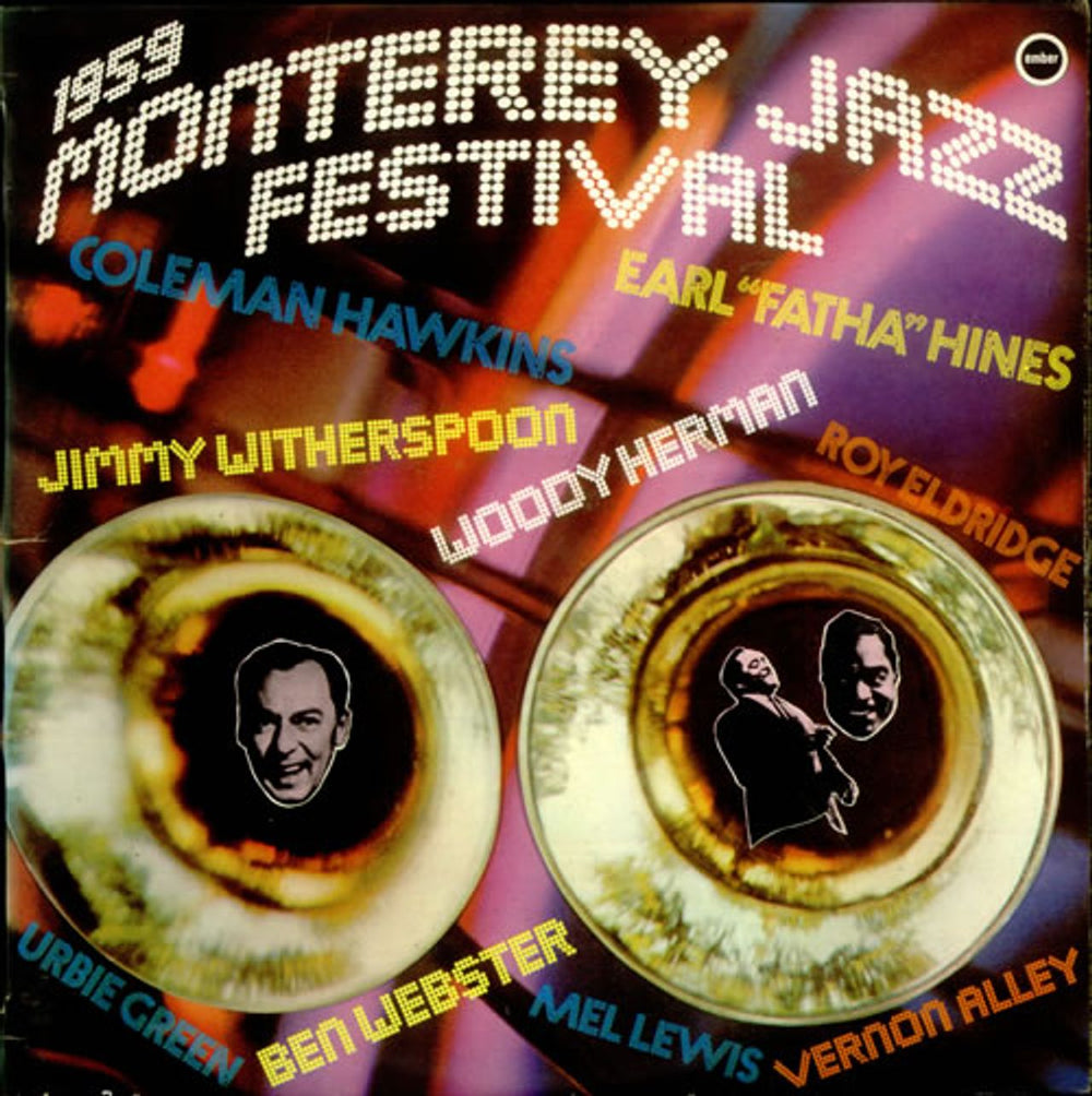 Various-Jazz 1959 Monterey Jazz Festival UK vinyl LP album (LP record) CJS834