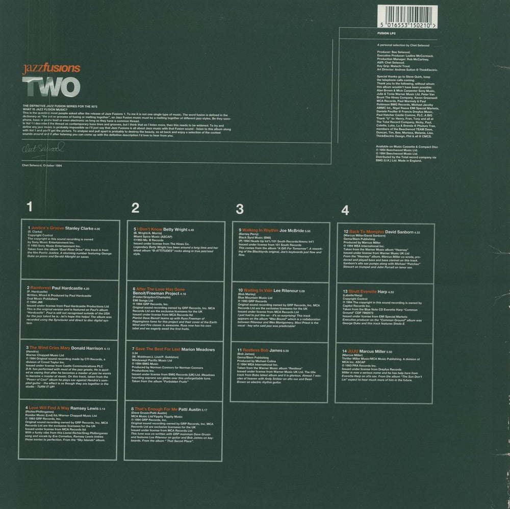 Various-Jazz Jazz Fusions Two UK 2-LP vinyl record set (Double LP Album)