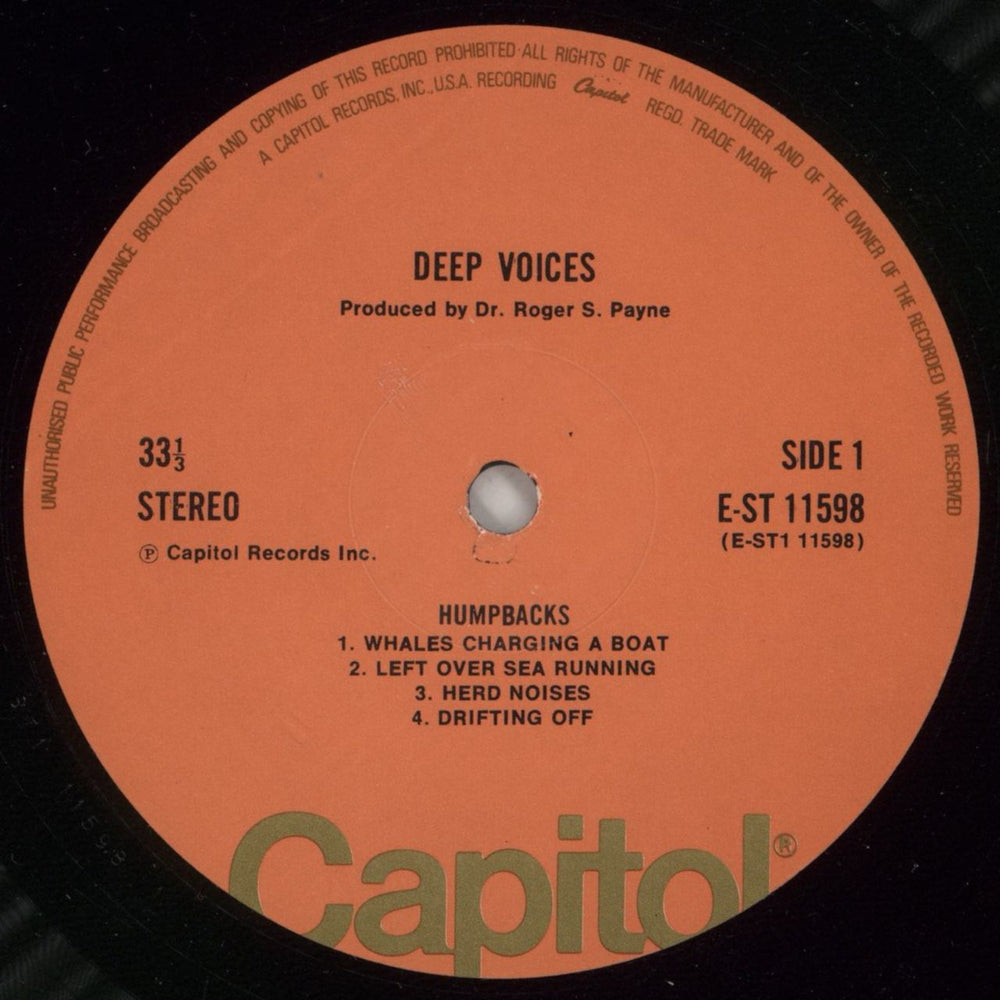 Various-Nature, Birds, Whales & Wildlife Deep Voices UK vinyl LP album (LP record) XAULPDE785986