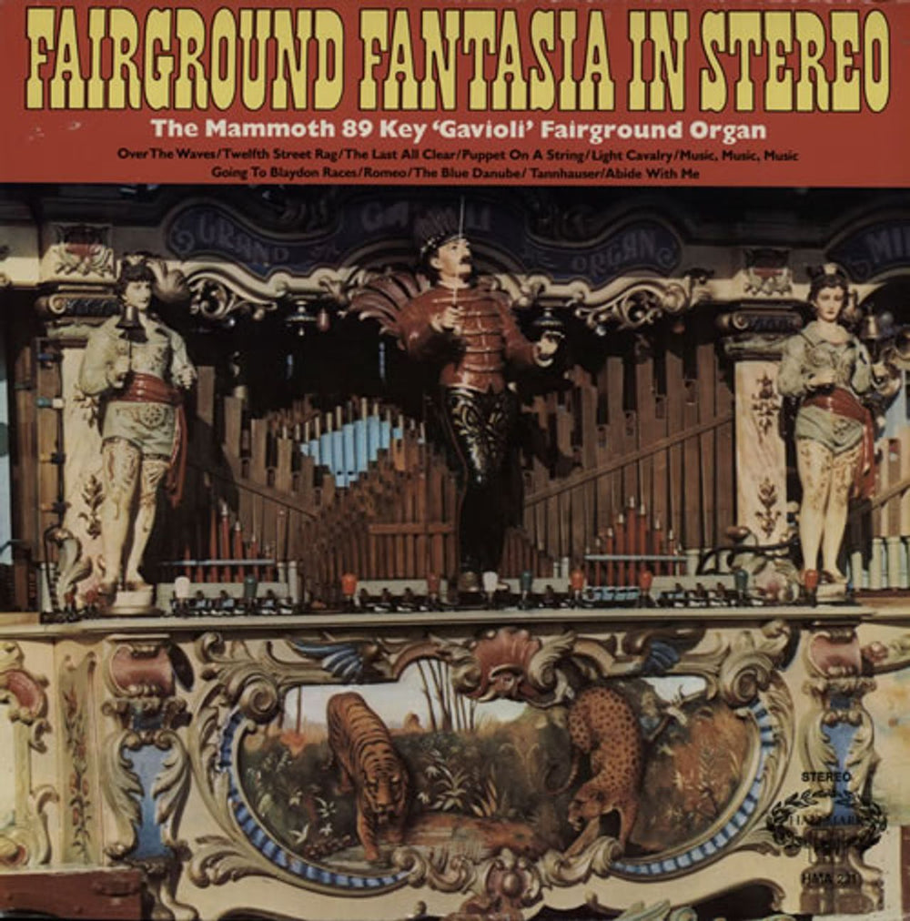 Various-Organs Fairground Fantasia In Stereo UK vinyl LP album (LP record) HMA231