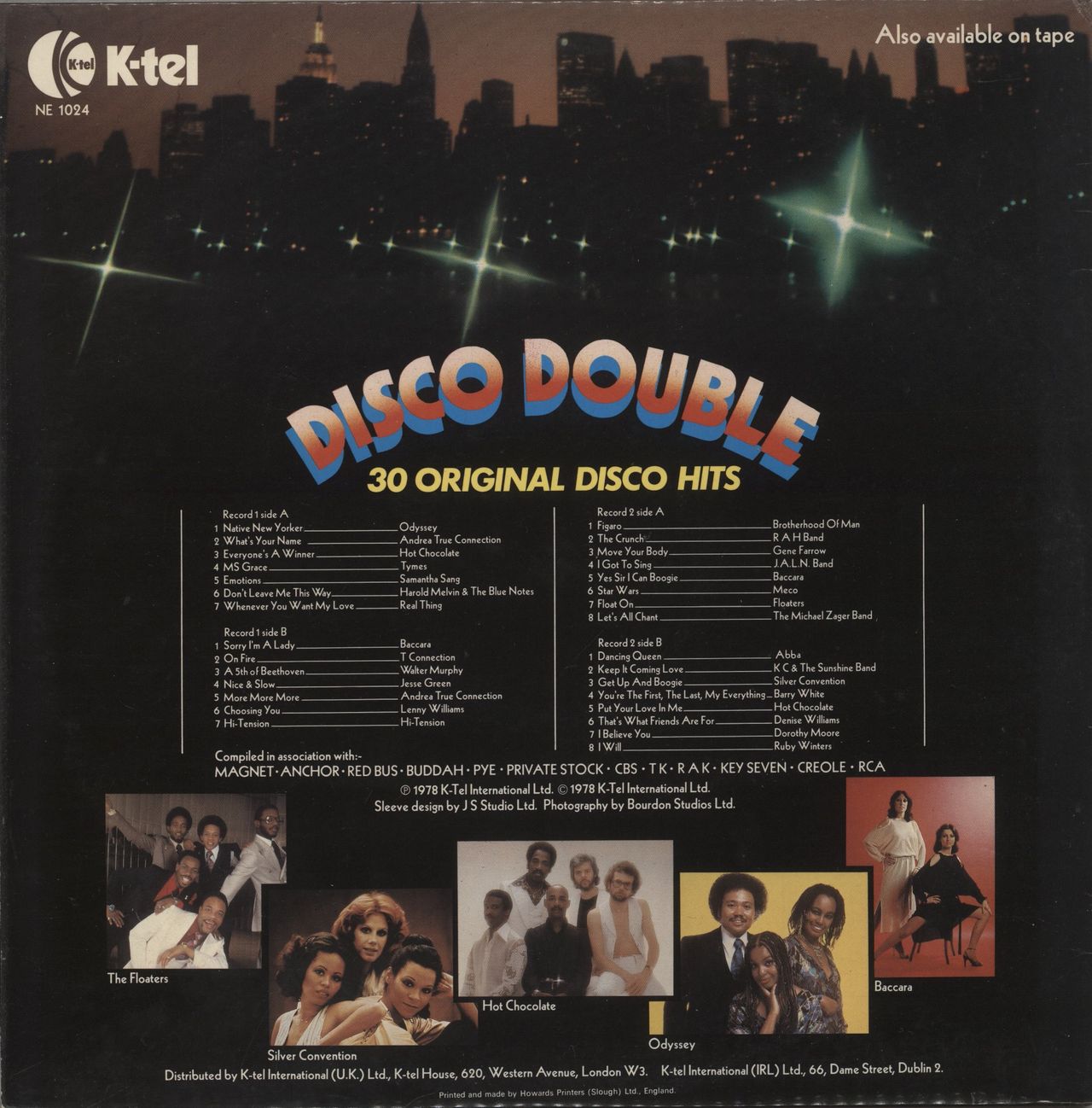 Various-Pop Disco Double UK 2-LP vinyl record set (Double LP Album)