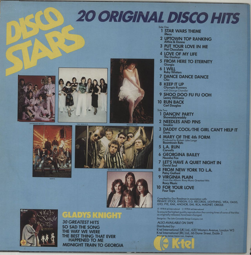 Various-Pop Disco Stars UK vinyl LP album (LP record) 7VALPDI298092