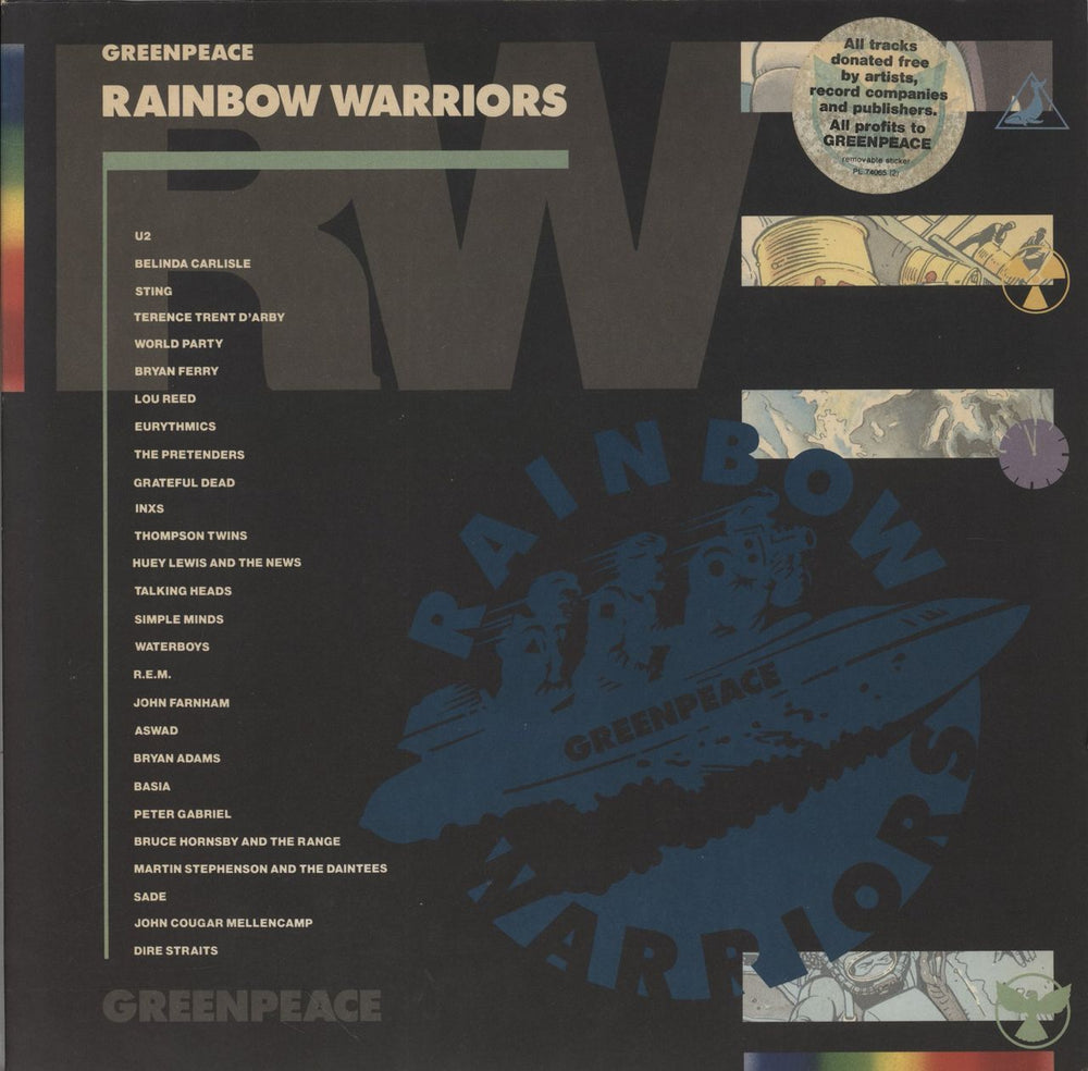 Various-Pop Rainbow Warriors - Stickered Sleeve UK 2-LP vinyl record set (Double LP Album) PL74065(2)