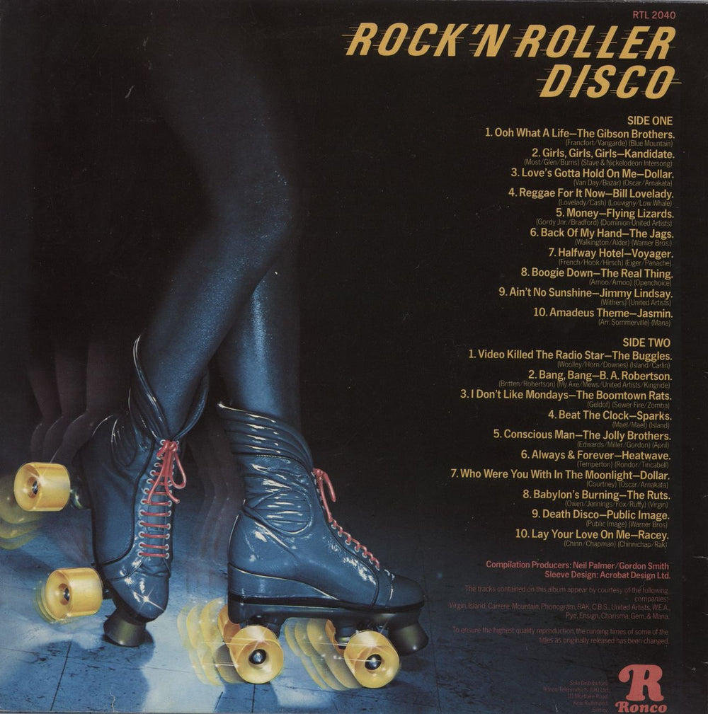Various-Pop Rock 'N Roller Disco UK vinyl LP album (LP record)