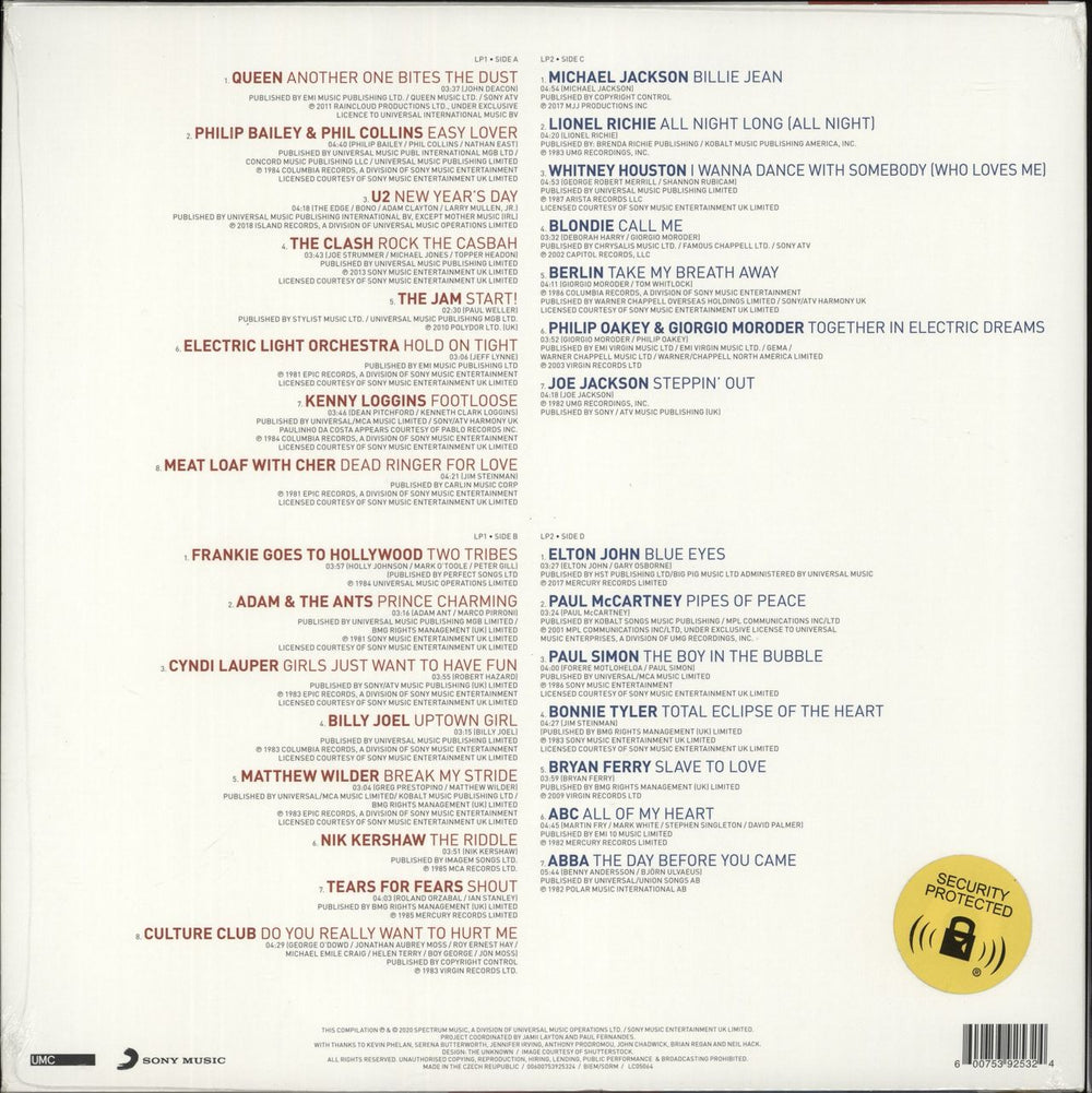 Various-Pop The 80s Album - Sealed UK 2-LP vinyl record set (Double LP Album) 600753925324