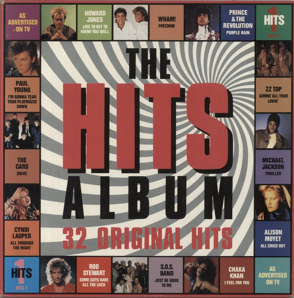 Various-Pop The Hits Album UK 2-LP vinyl record set (Double LP Album) HITS1