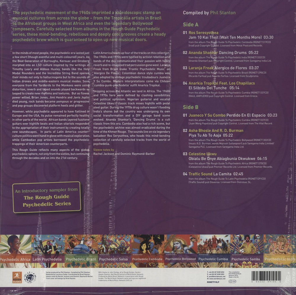 Various-Prog & Psych The Rough Guide To A World Of Psychedelia - Sealed UK vinyl LP album (LP record) 605633091045