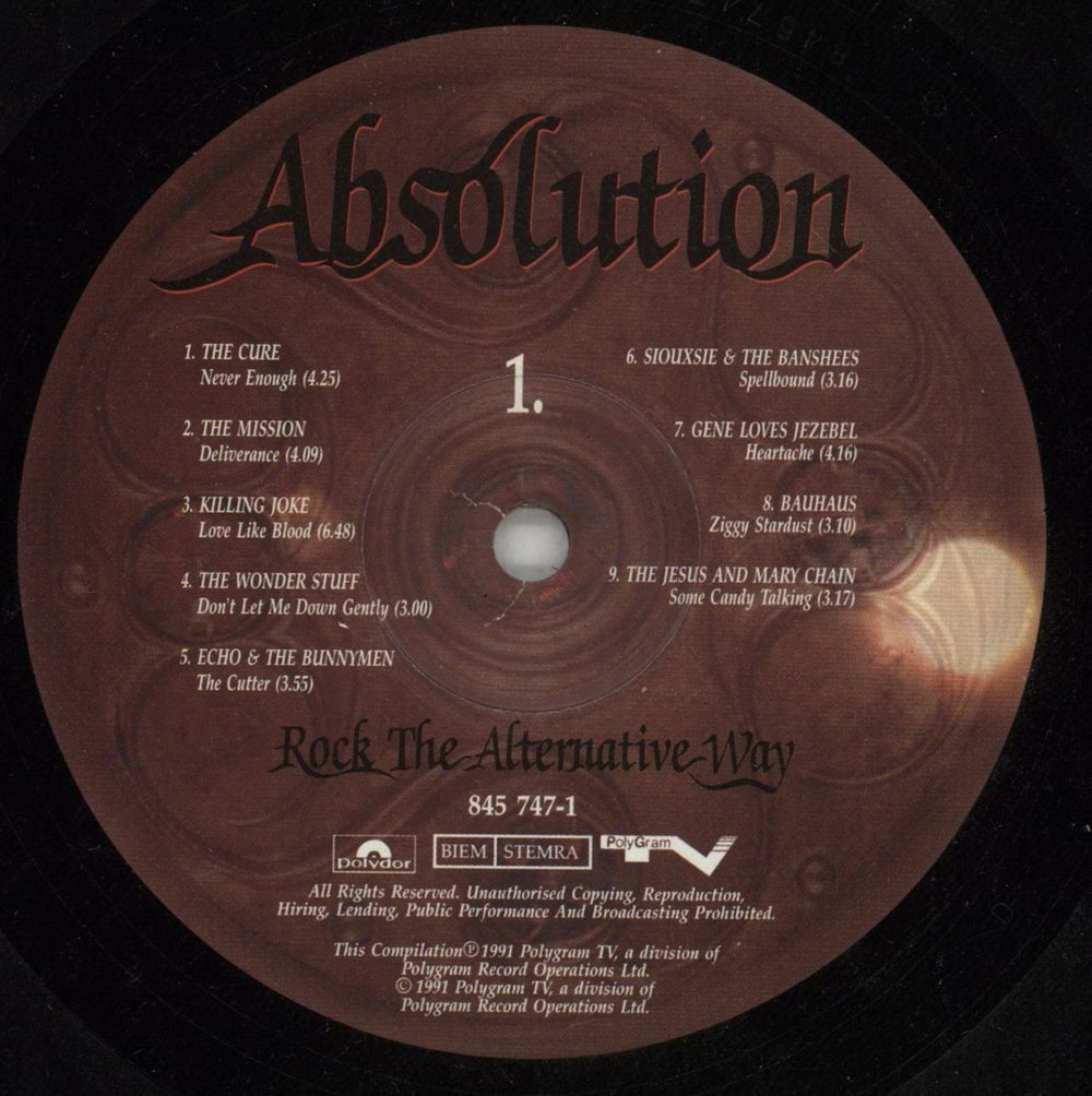 Various-Punk & New Wave Absolution - Rock The Alternative Way UK vinyl LP album (LP record) PVALPAB601822