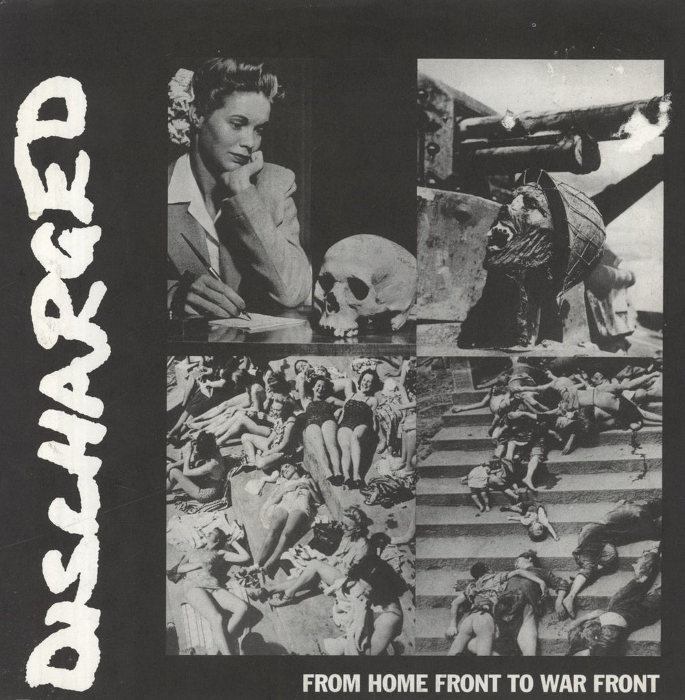 Various-Punk & New Wave Discharged - From Home Front To War Front US 7" vinyl single (7 inch record / 45) ALLIEDNO7
