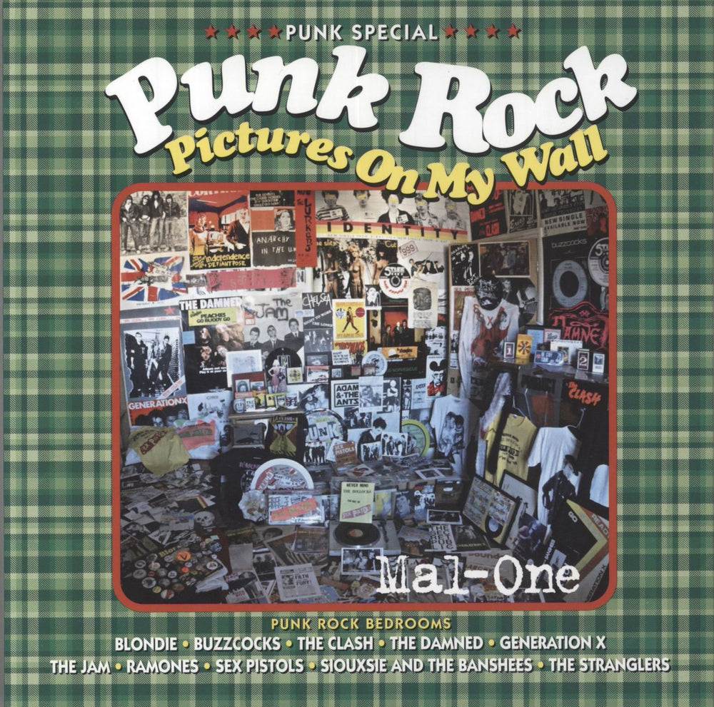 Various-Punk & New Wave Punk Rock Pictures On My Wall (Punk Rock Bedrooms) - Autographed UK book MAL-ONE BOOK