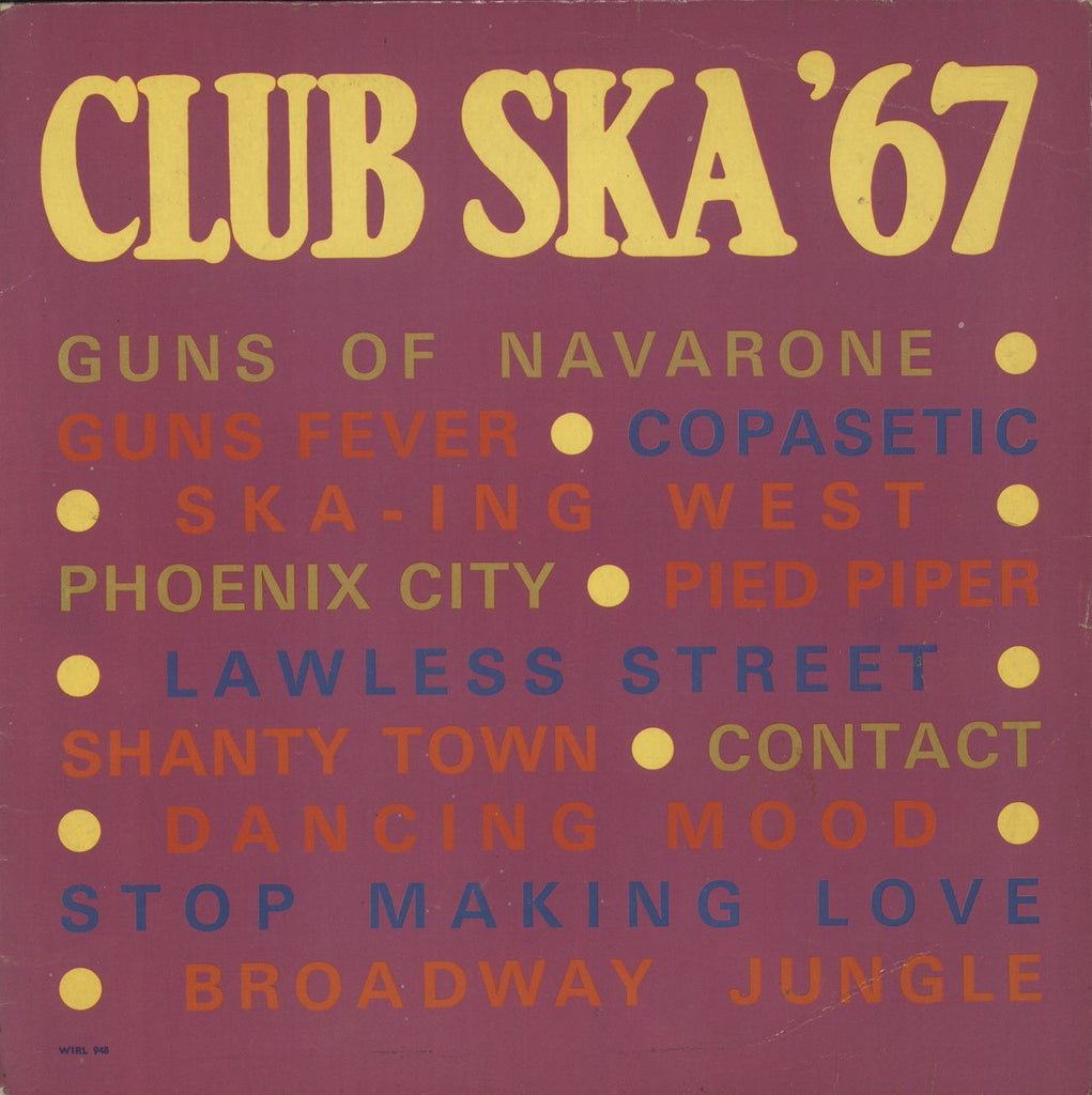 Various-Reggae & Ska Club Ska '67 Vol. One - VG UK Vinyl LP