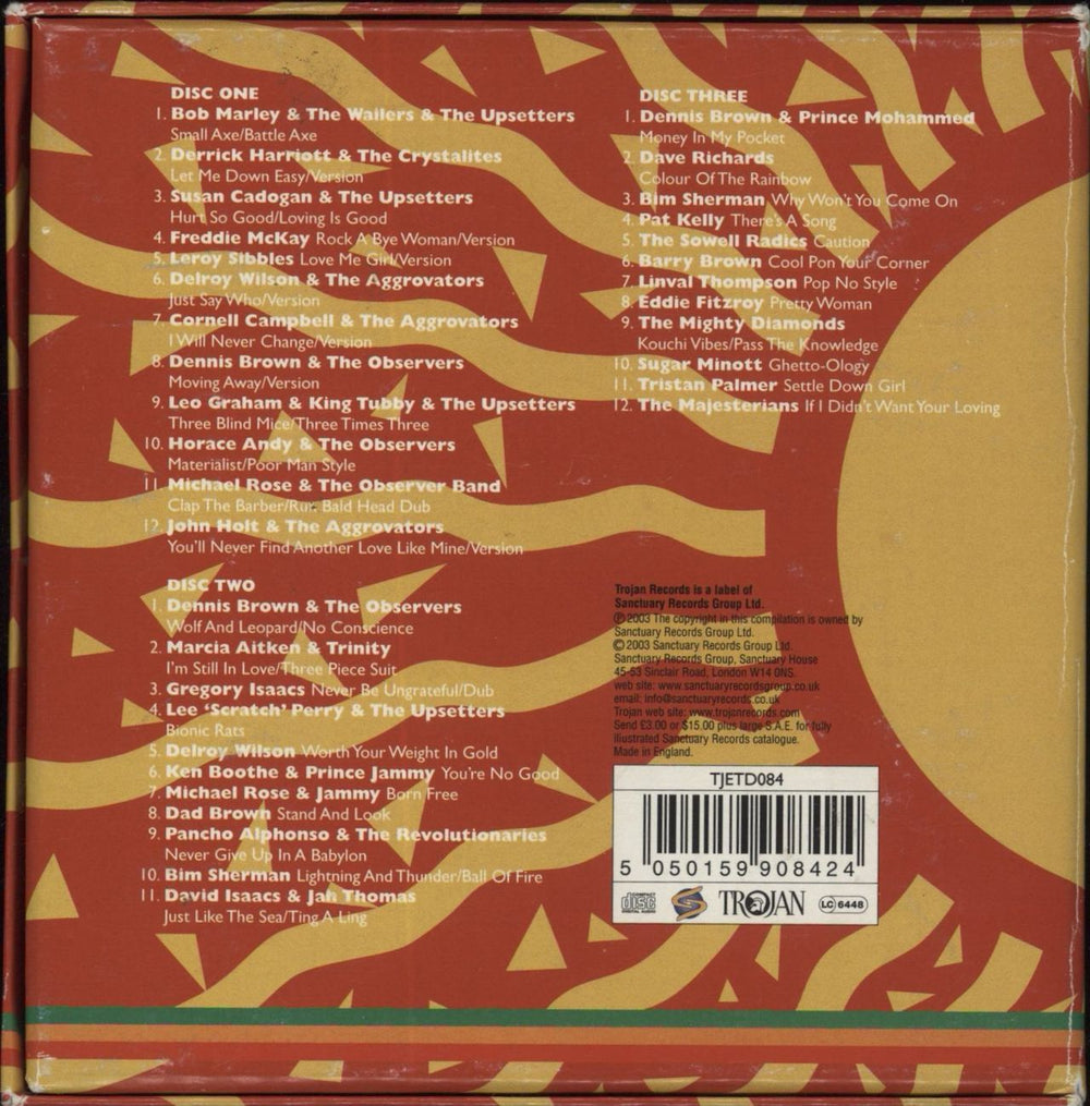 Various-Reggae & Ska Trojan 12" Box Set UK 3-CD album set (Triple CD) 5050159908424
