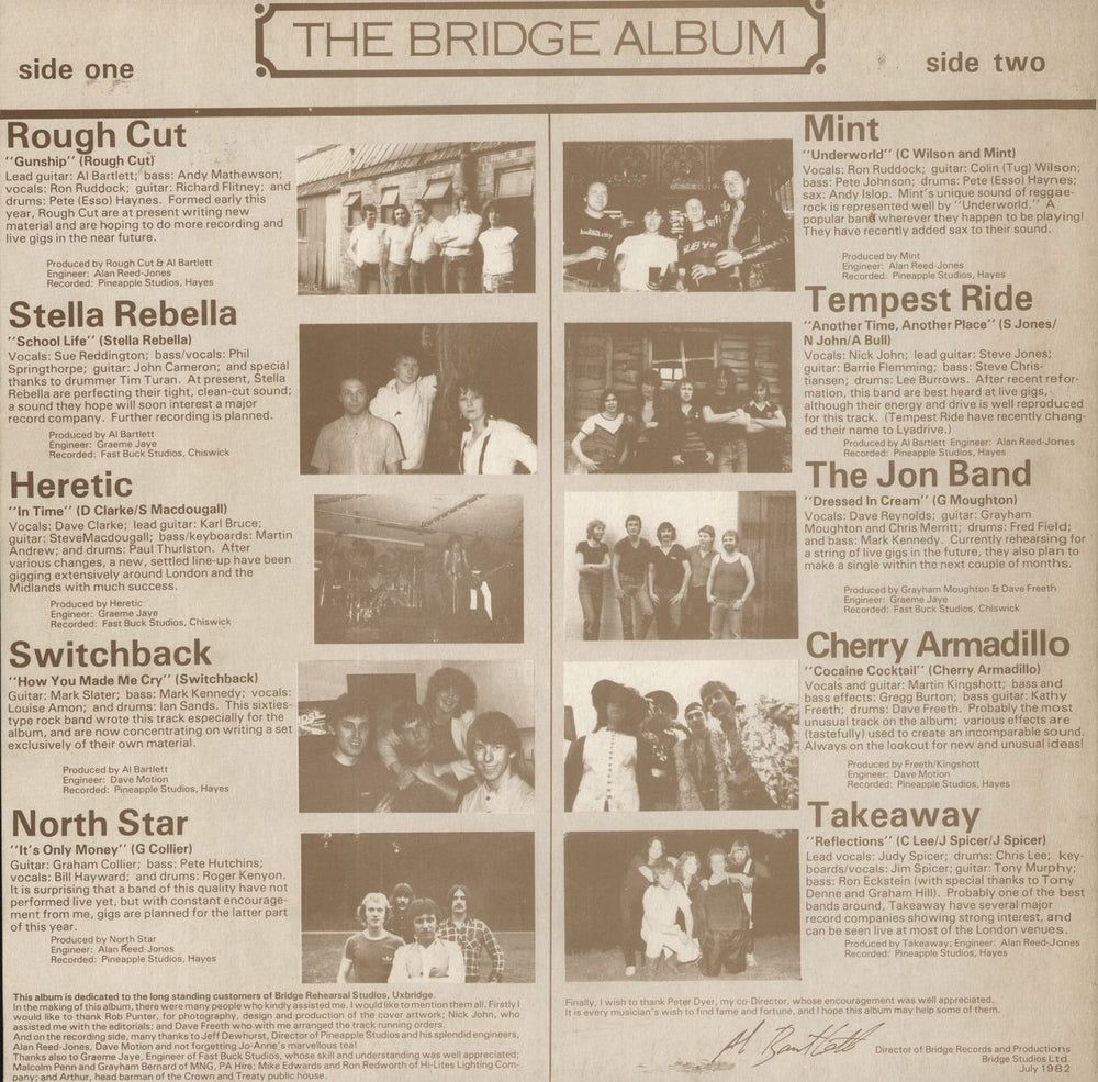Various-Rock & Metal The Bridge Album UK vinyl LP album (LP record)