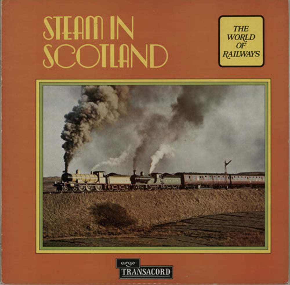 Various-Trains Steam In Scotland UK vinyl LP album (LP record) SPA579