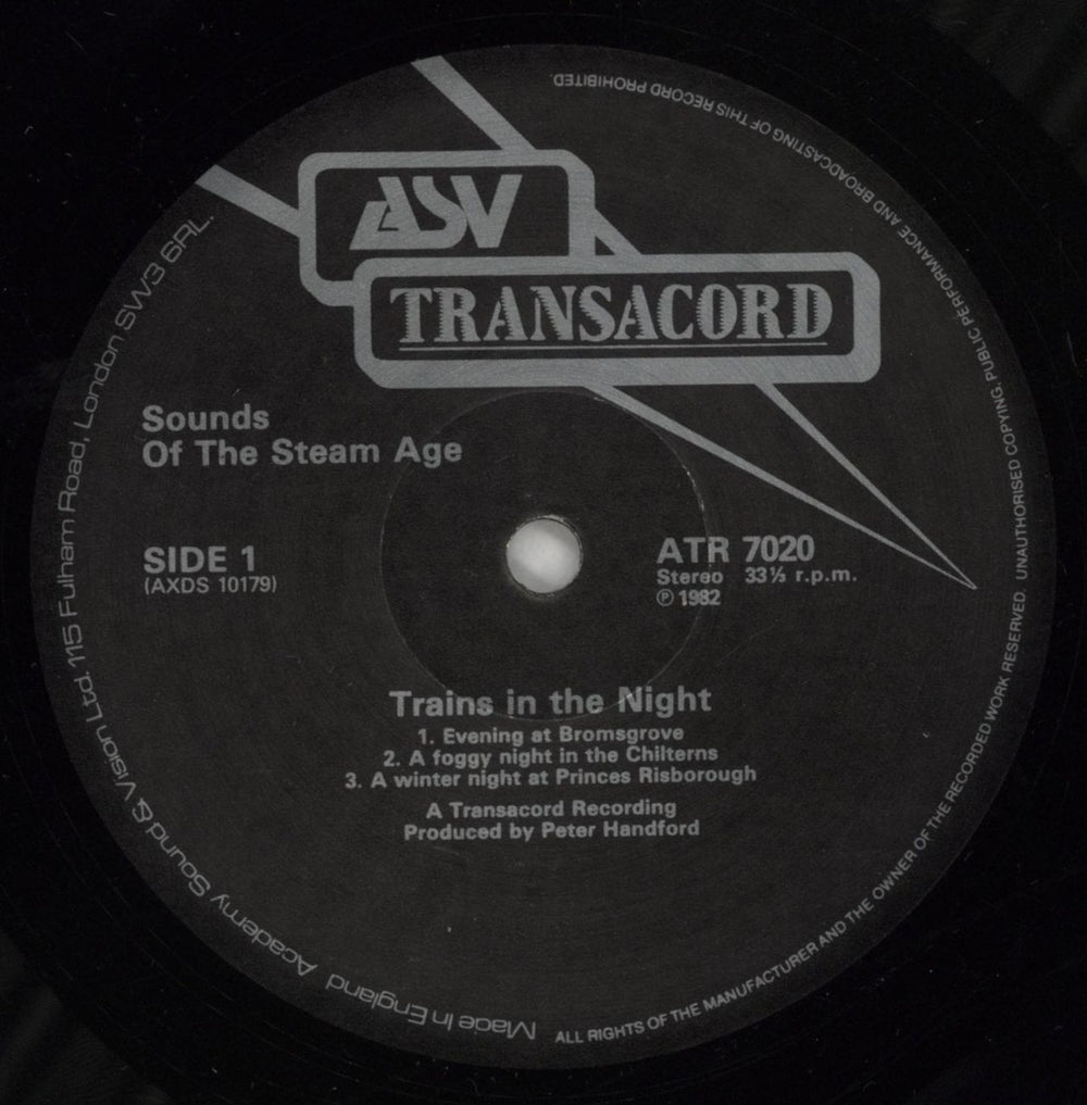 Various-Trains Trains In The Night UK vinyl LP album (LP record) V-TLPTR863781