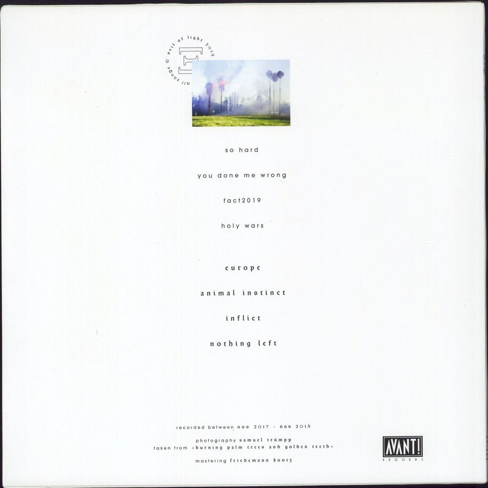 Veil Of Light Inflict - Orange Vinyl Italian vinyl LP album (LP record)