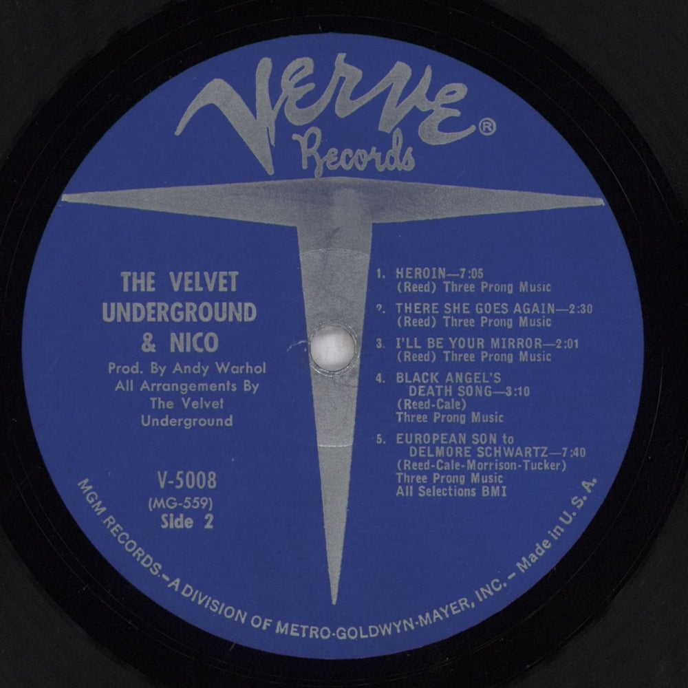 Velvet Underground The Velvet Underground & Nico - 1st - VG/EX US vinyl LP album (LP record)