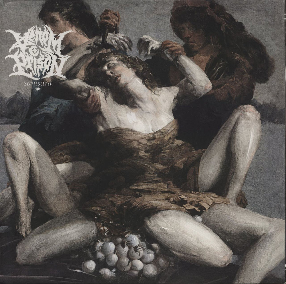 Venom Prison Samsara - White Vinyl German vinyl LP album (LP record) PROS103471