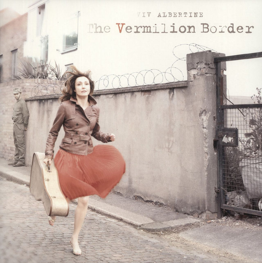 Viv Albertine The Vermilion Border - Red vinyl UK 2-LP vinyl record set (Double LP Album) CADIZLP120