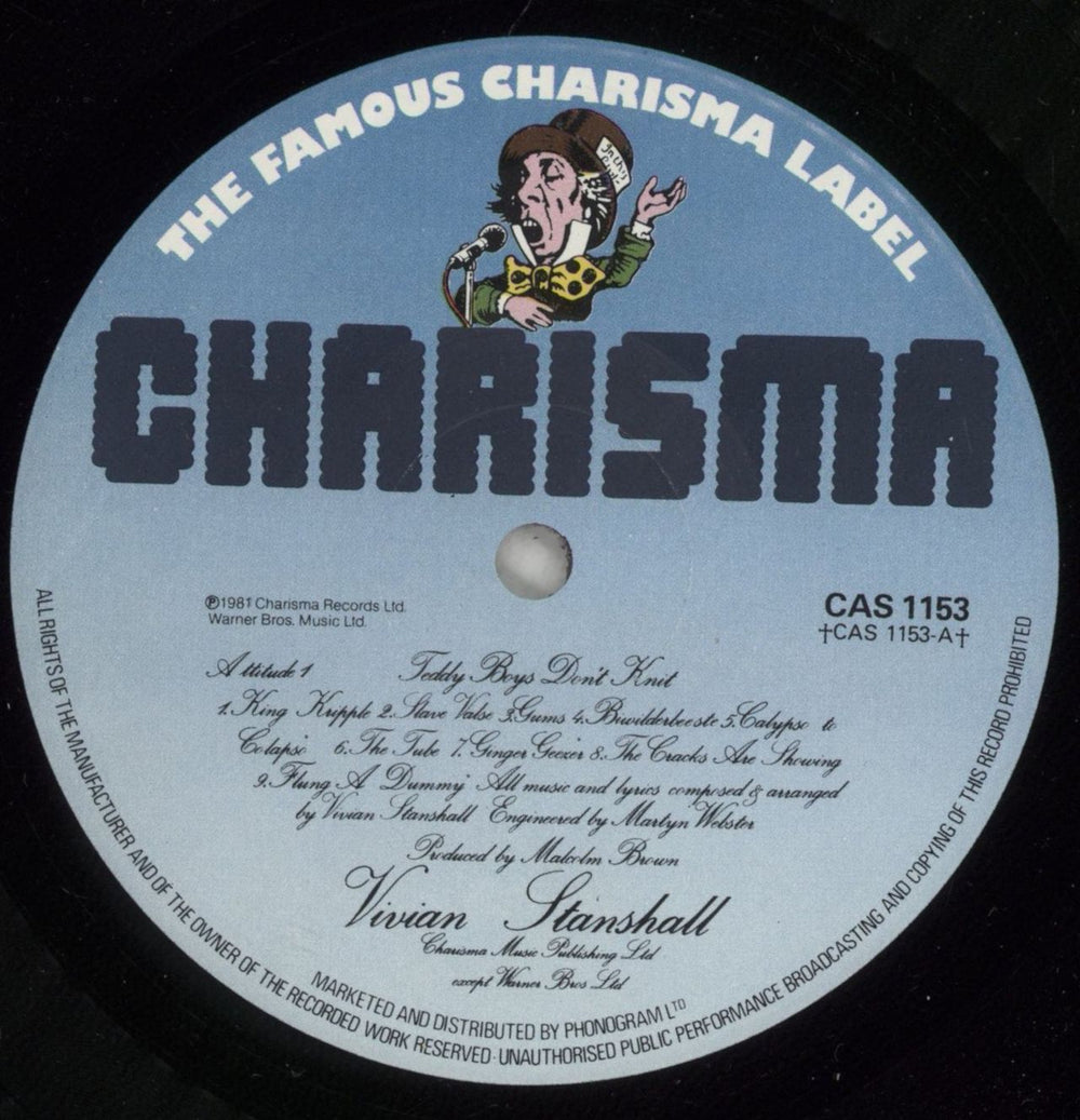 Vivian Stanshall Teddy Boys Don't Knit UK vinyl LP album (LP record) VIVLPTE598827