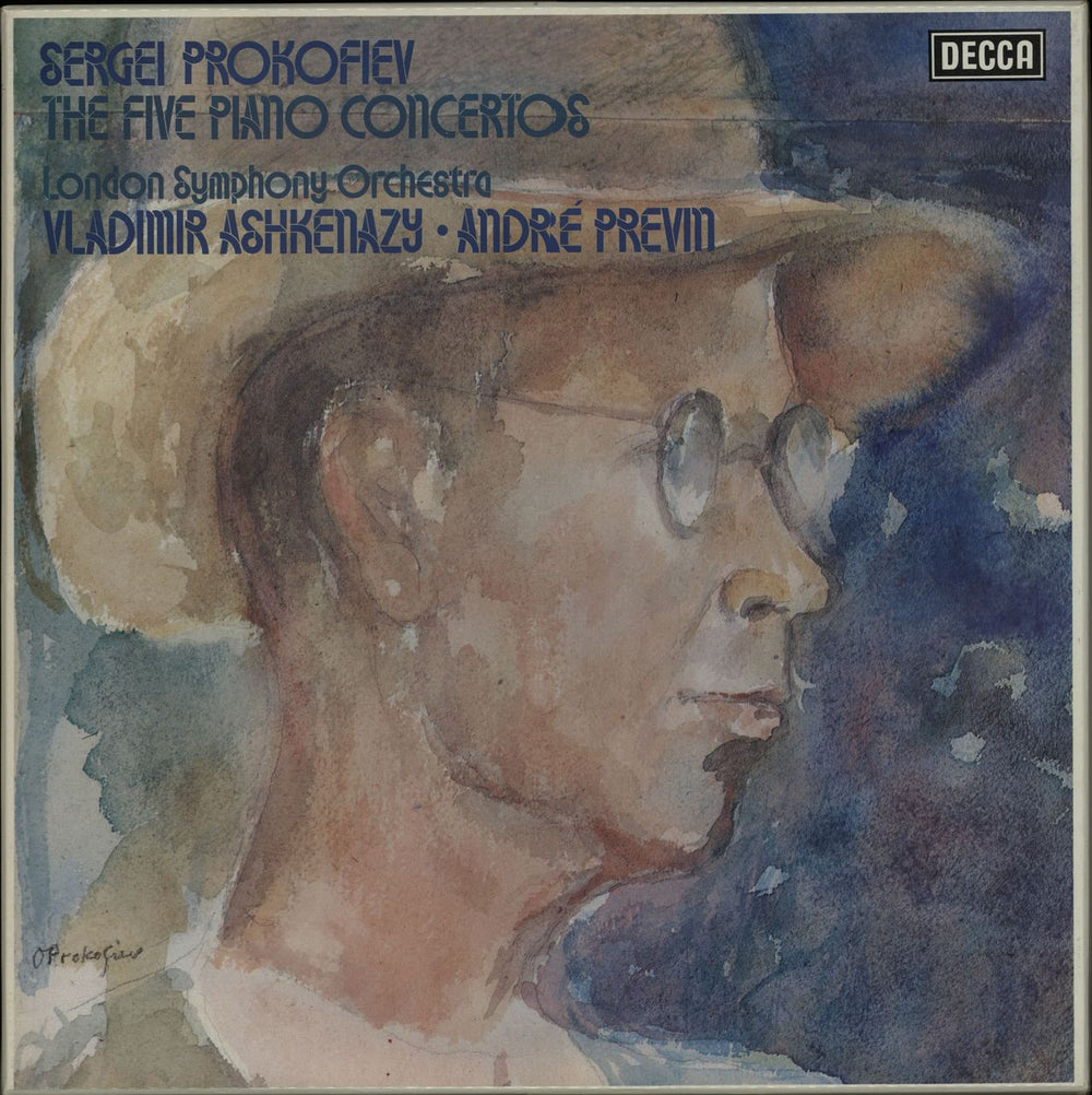 Vladimir Ashkenazy Sergei Prokofiev: The Five Piano Concertos UK Vinyl Box Set 15BB218-220