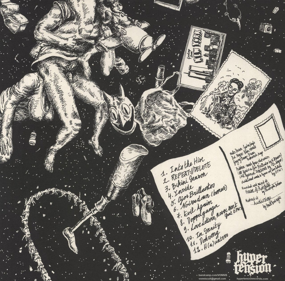 Vonnis Bikini Season - White Vinyl Belgian vinyl LP album (LP record)