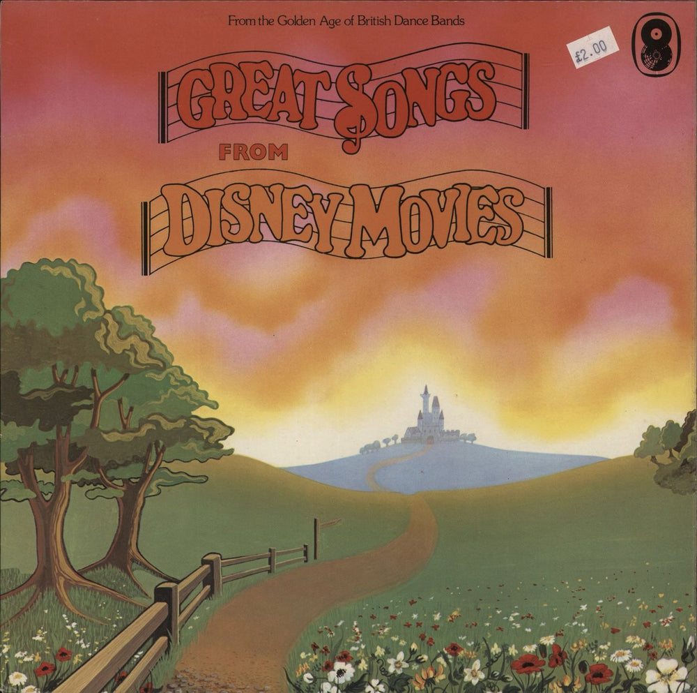 Walt Disney Great Songs From Disney Movies UK vinyl LP album (LP record) SH268