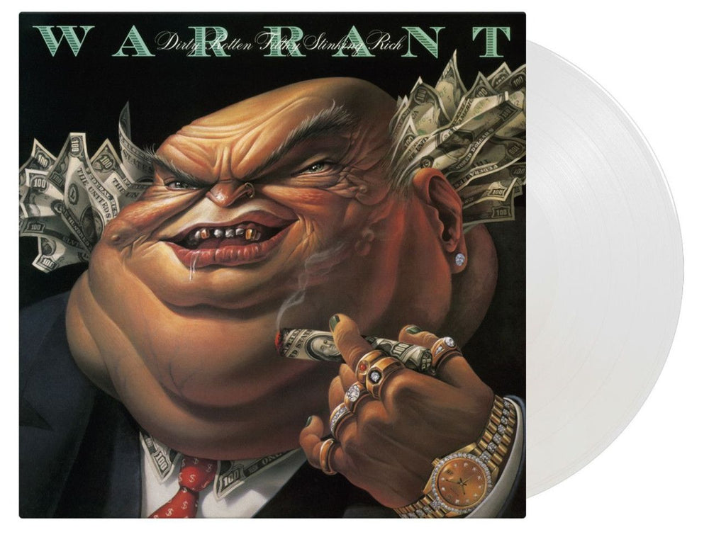 Warrant Dirty Rotten Filthy Stinking Rich - Crystal Clear Vinyl 180 Gram UK vinyl LP album (LP record) MOVLP3141