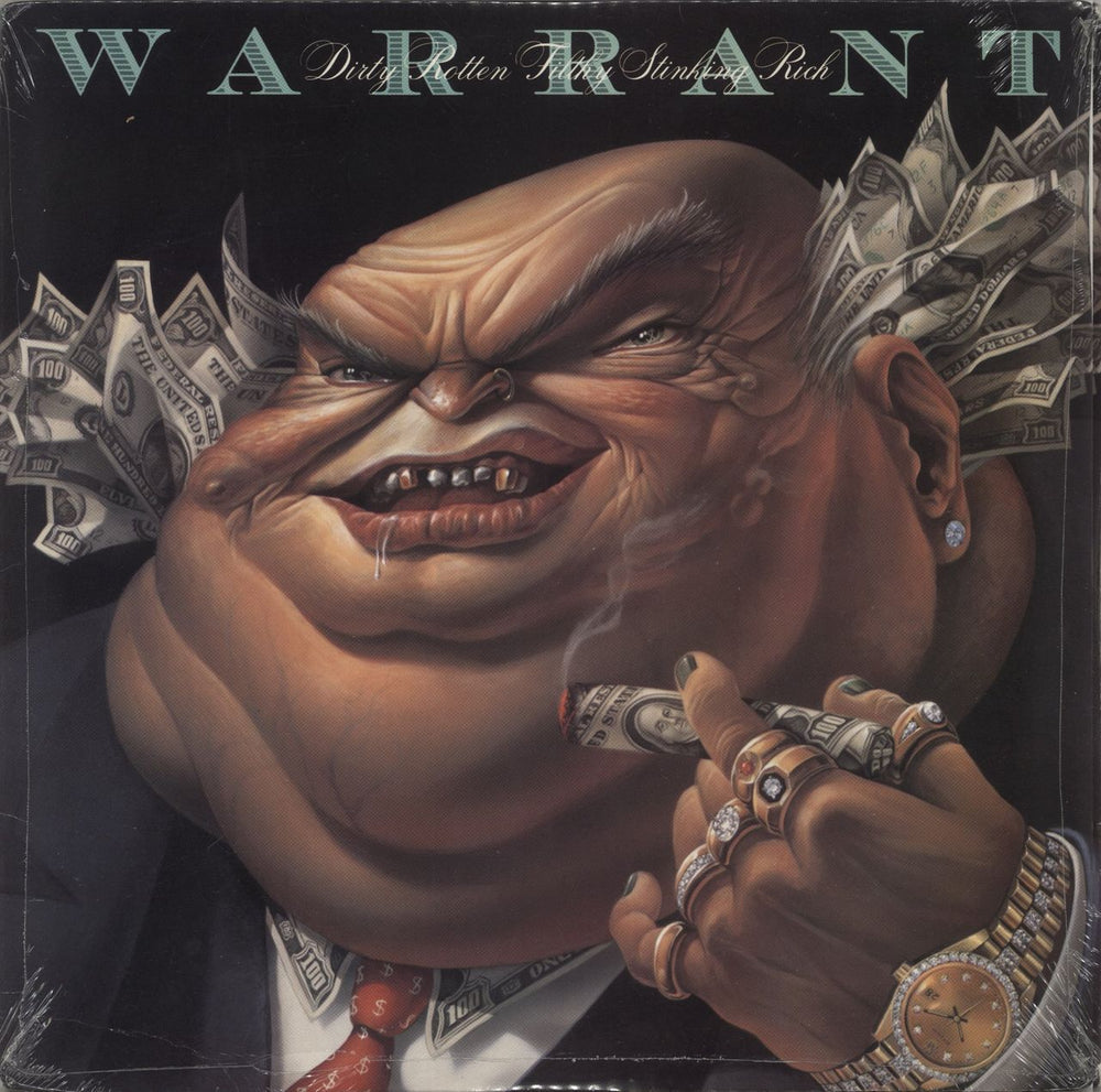 Warrant Dirty Rotten Filthy Stinking Rich - Sealed US vinyl LP album (LP record) FC44383