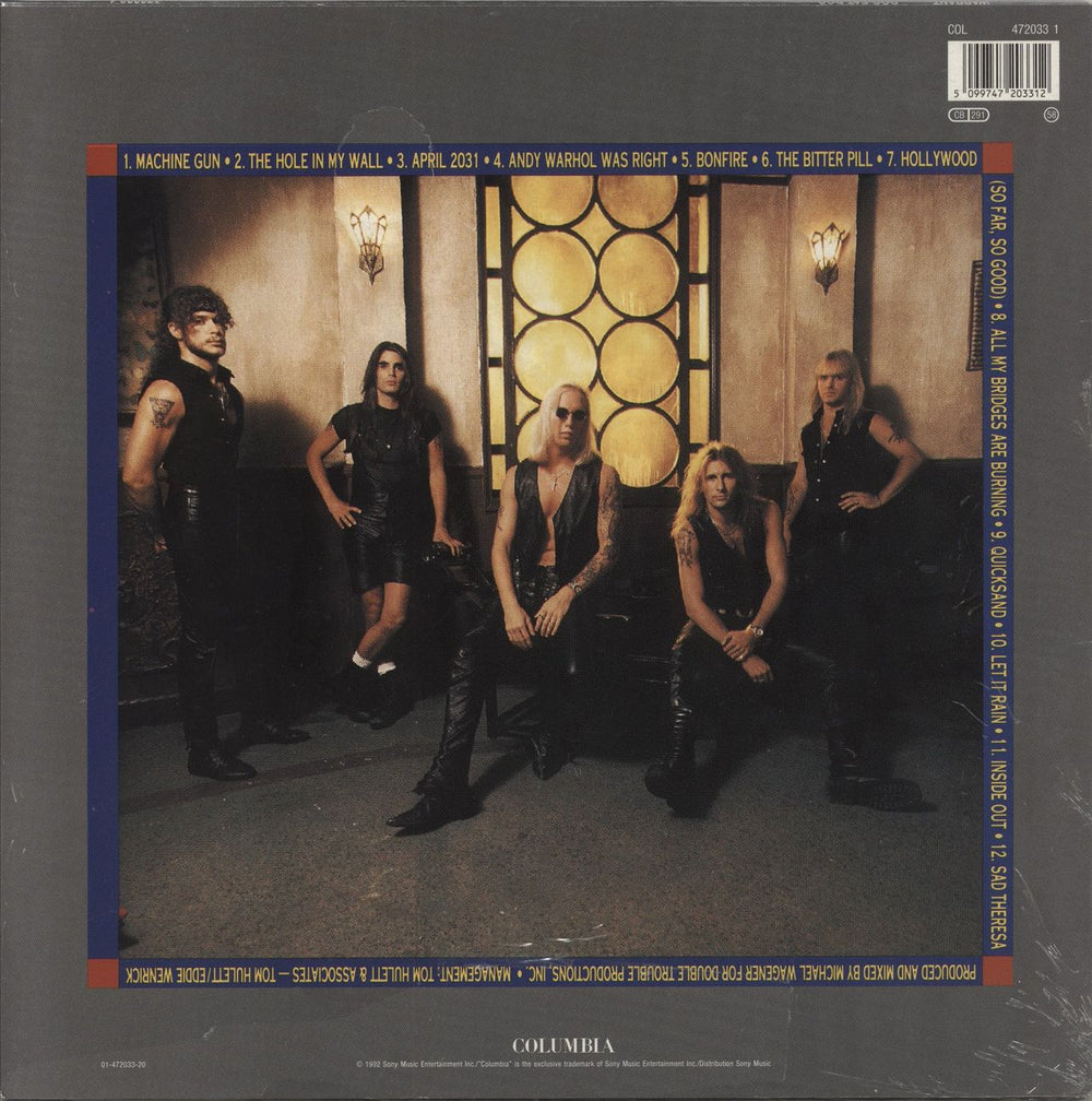 Warrant Dog Eat Dog - Shrink Dutch vinyl LP album (LP record) 5099747203312