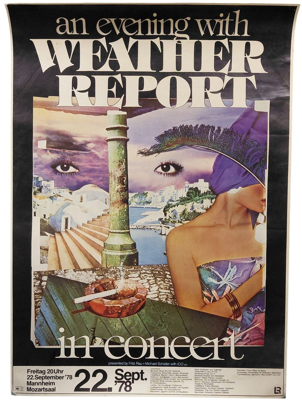Weather Report An Evening With Weather Report German poster 33X23