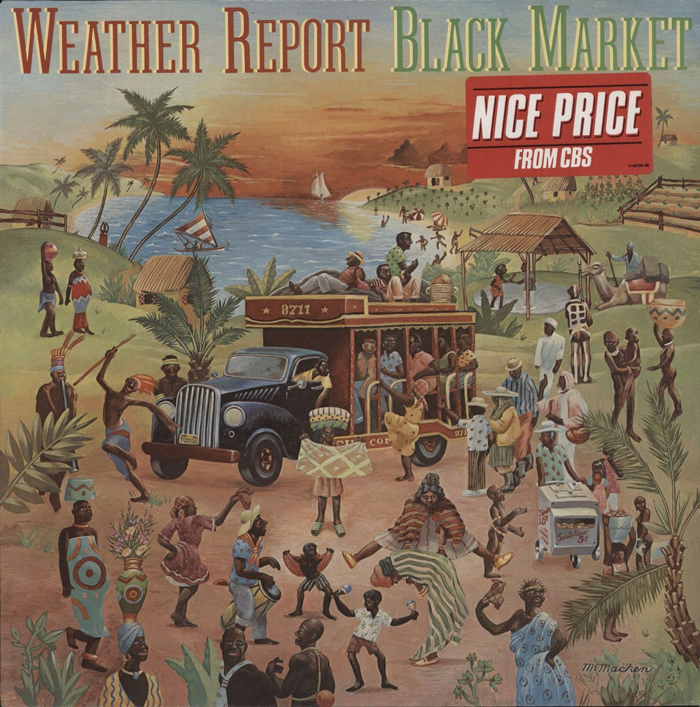 Weather Report Black Market - Red Label - Nice Price Sticker UK vinyl LP album (LP record) 32226