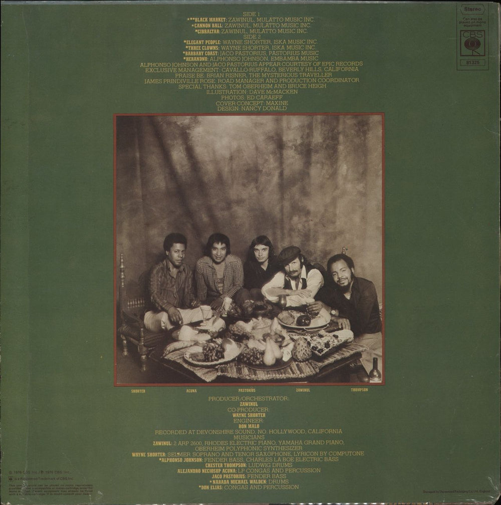 Weather Report Black Market - Shrink UK vinyl LP album (LP record)