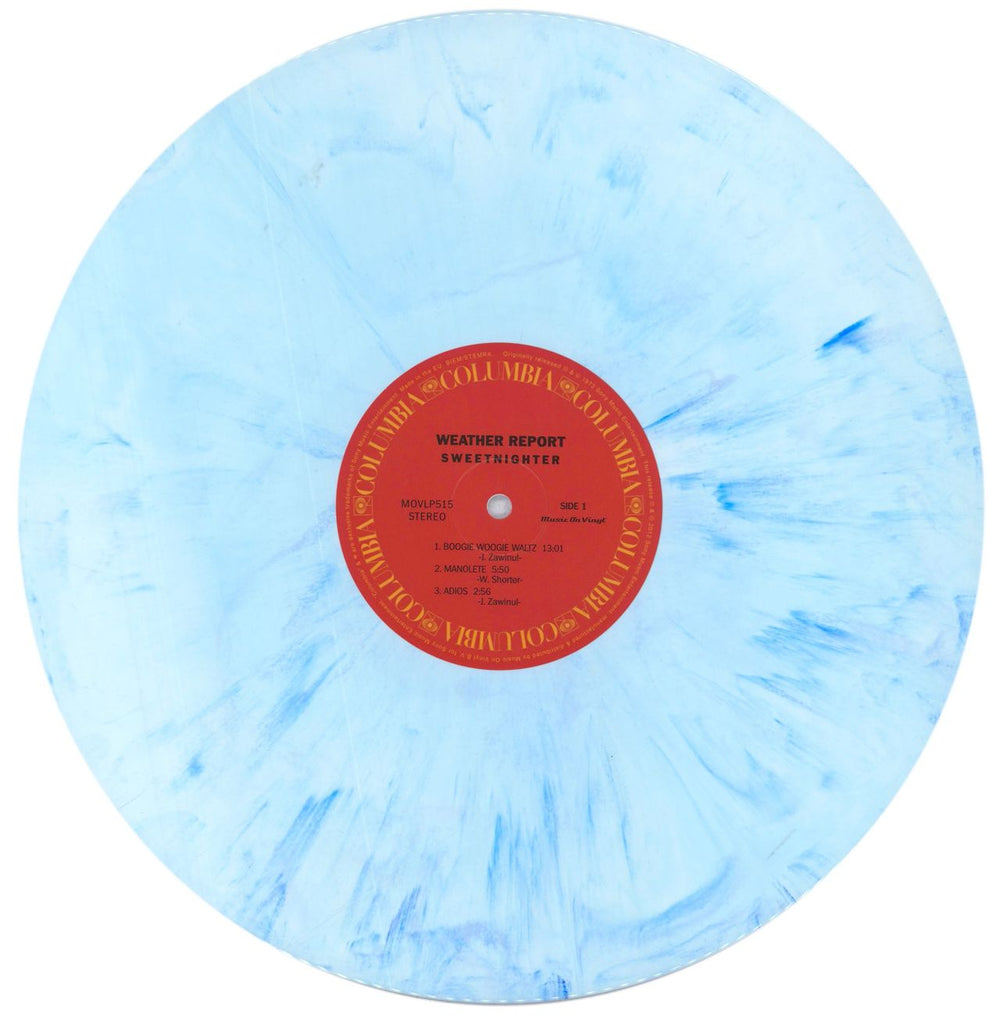 Weather Report Sweetnighter: Remastered - Blue & White Marbled Vinyl US vinyl LP album (LP record) WEALPSW843662