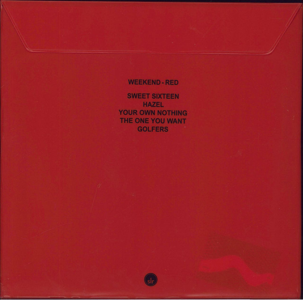 Weekend Red - Clear With Gold Splatter Vinyl US vinyl LP album (LP record) 749846015716