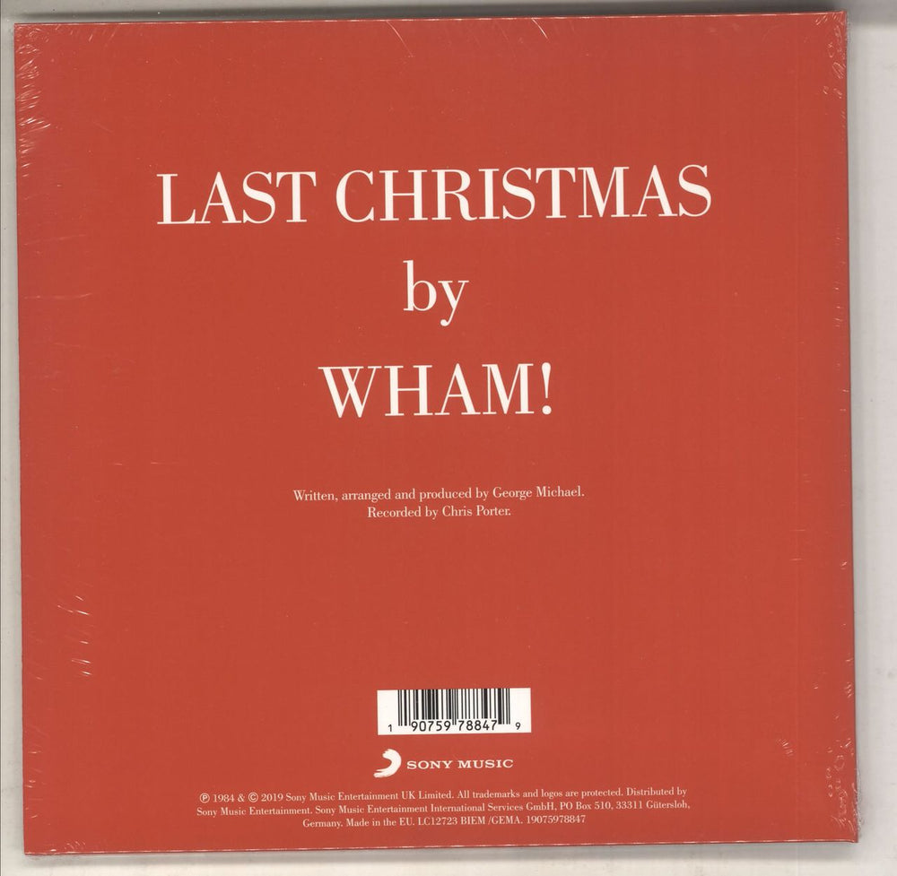 Wham Last Christmas - White Vinyl - Sealed UK 7" vinyl single (7 inch record / 45) WHA07LA735428