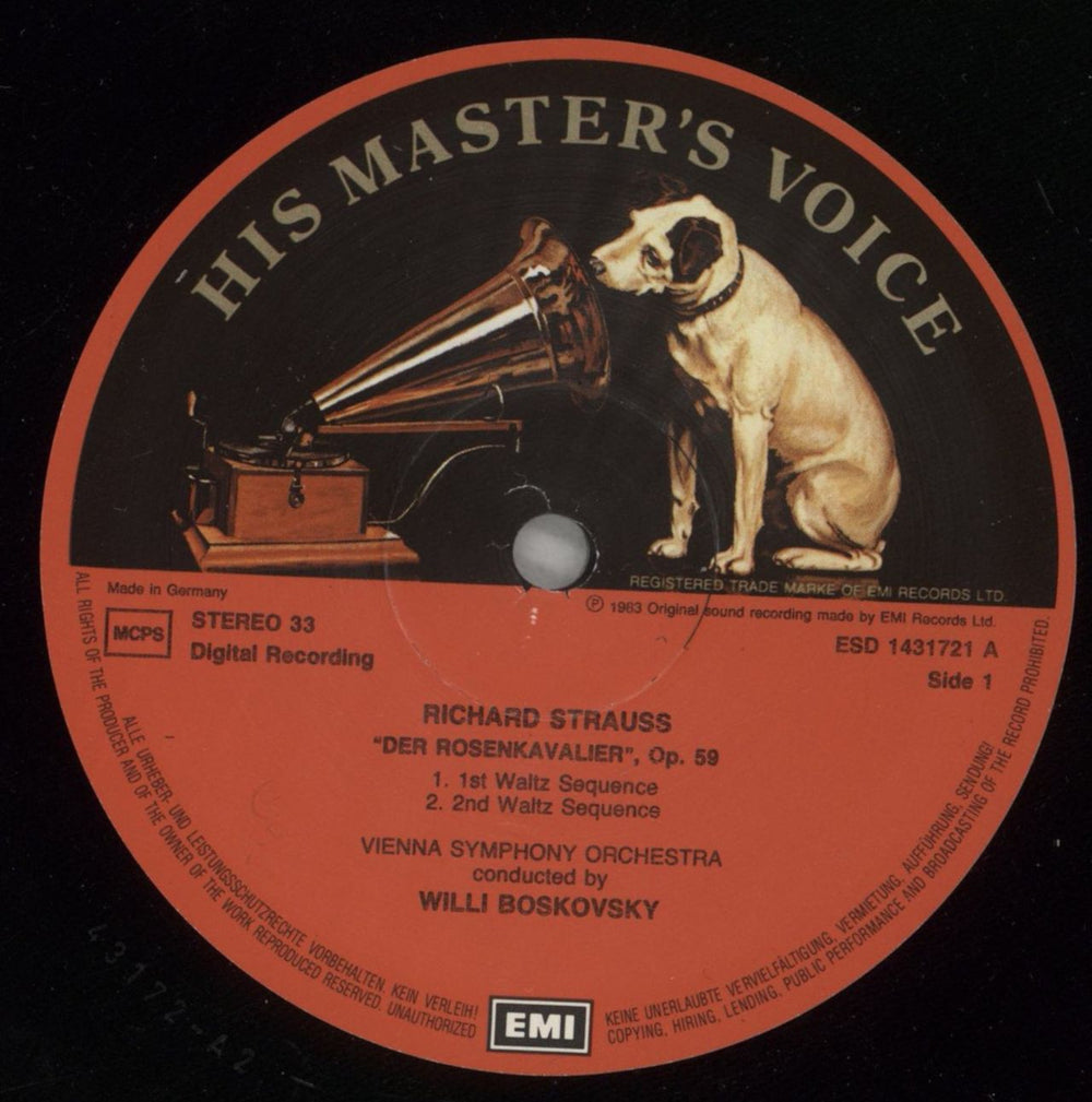 Willi Boskovsky Symphonic Waltzes German Vinyl LP — RareVinyl.com