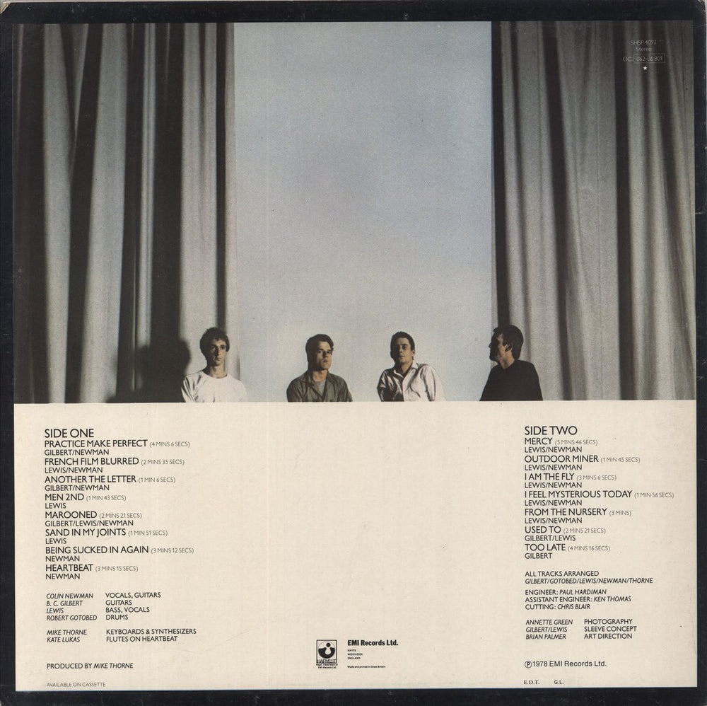 Wire Chairs Missing UK vinyl LP album (LP record)