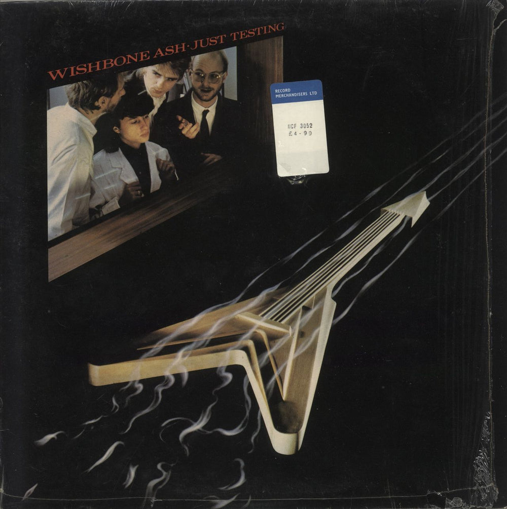 Wishbone Ash Just Testing + Inner & Merch Insert UK vinyl LP album (LP record) MCF3052
