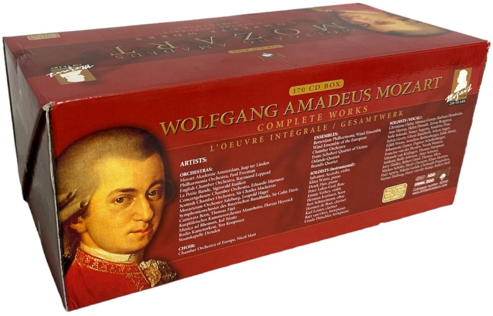 Wolfgang Amadeus Mozart Complete Works UK CD Album Box Set 5028421925400