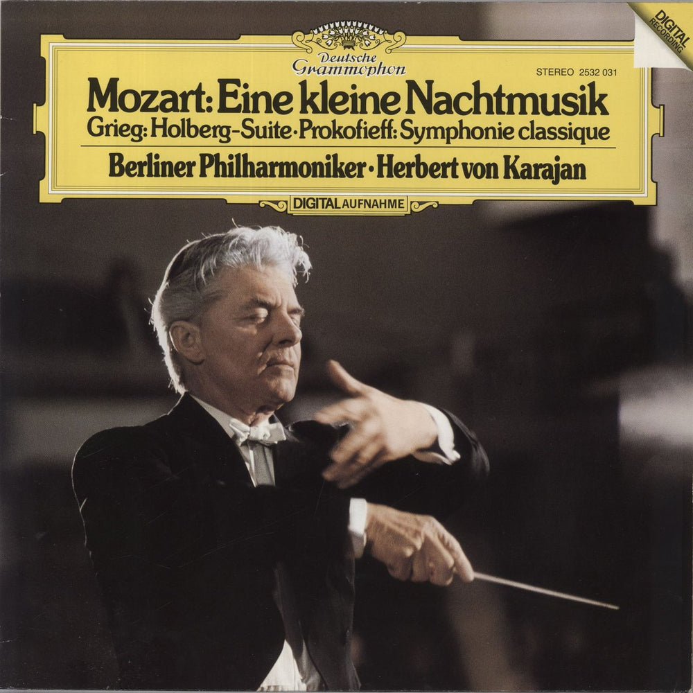 Wolfgang Amadeus Mozart Eine Kleine Nachtmusik · Holberg-Suite · Symphonie Classique German vinyl LP album (LP record) 2535259