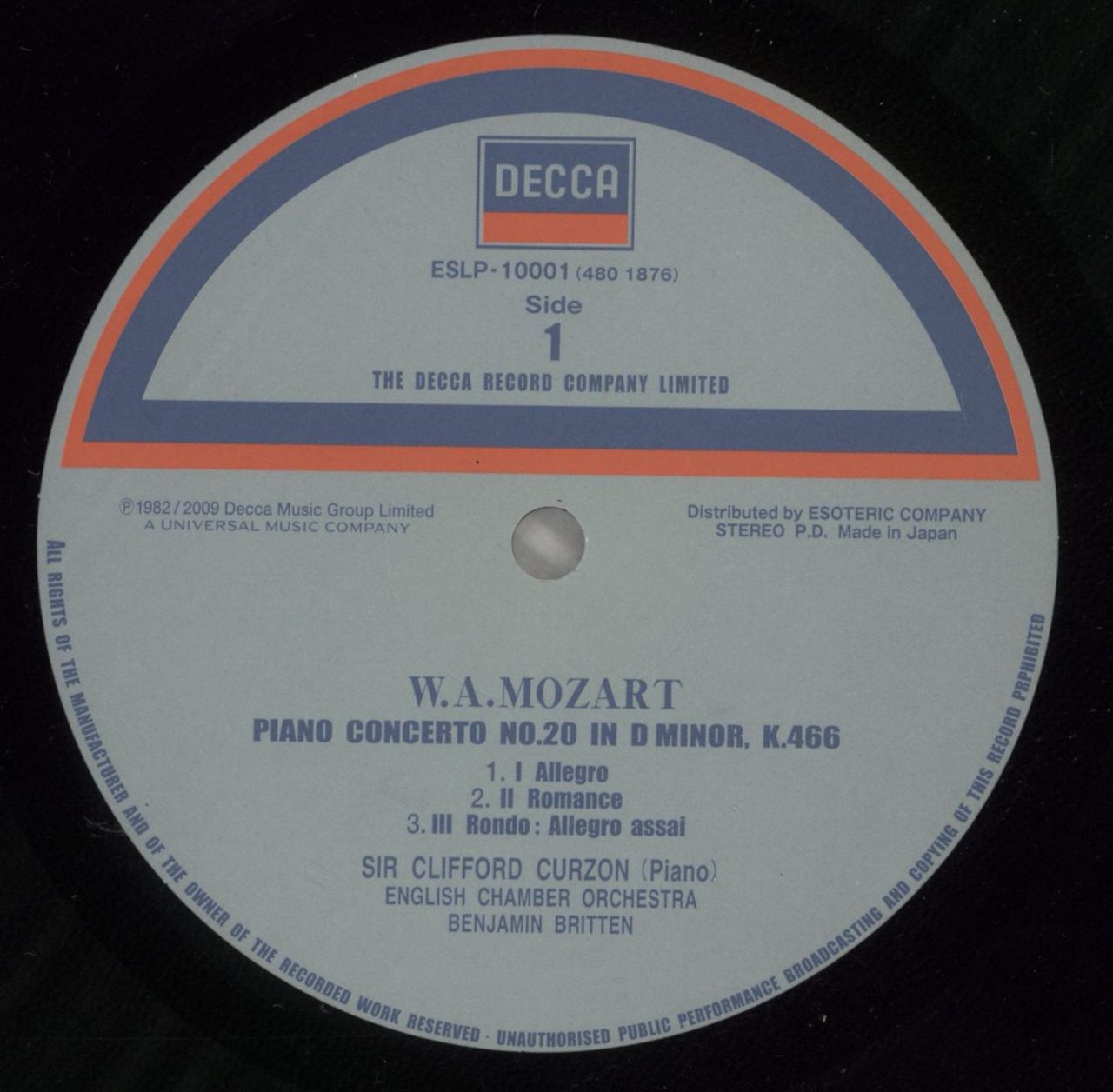 Wolfgang Amadeus Mozart Piano Concertos No.20 K.466 & No.27 K.595