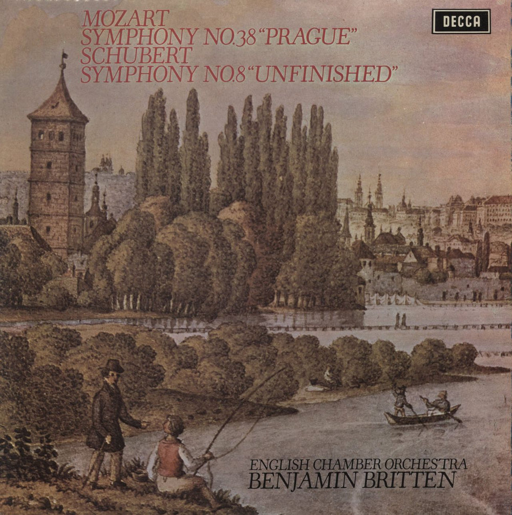 Wolfgang Amadeus Mozart Symphony No.38 "Prague" / Symphony No.8 "Unfinished" UK vinyl LP album (LP record) SXL6539