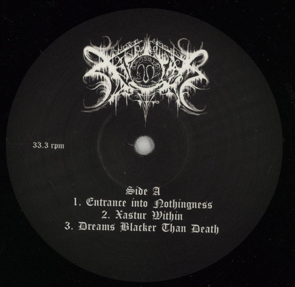 Xasthur To Violate The Oblivious UK 2-LP vinyl record set (Double LP Album) 6D32LTO867975