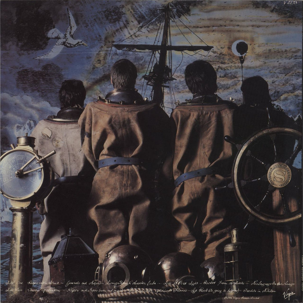 XTC Black Sea + Lyric Insert UK vinyl LP album (LP record)