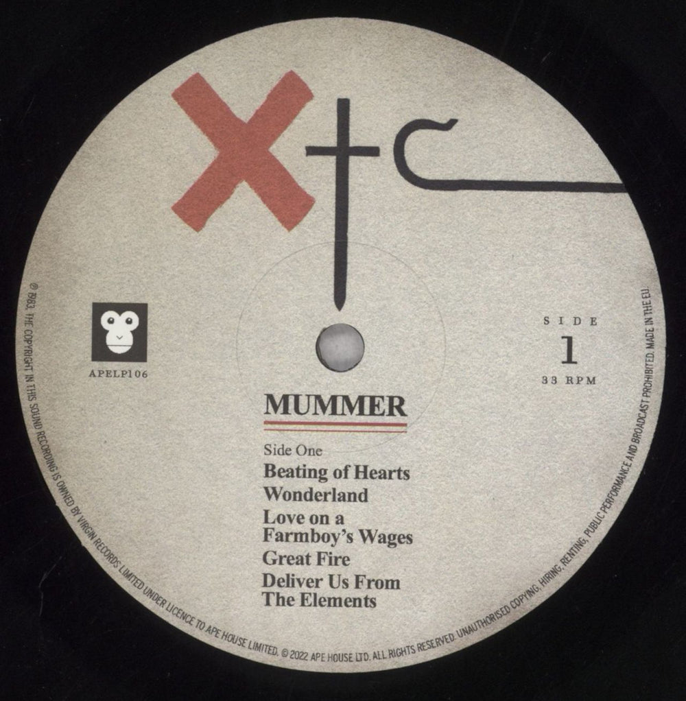 XTC Mummer - 200 Gram Ultra High Quality Vinyl UK vinyl LP album (LP record) XTCLPMU845991