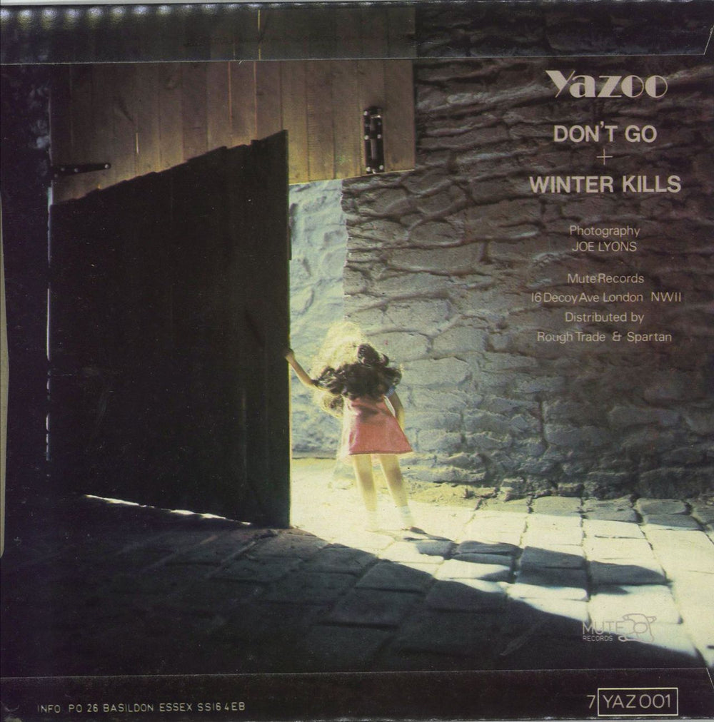 Yazoo Don't Go UK 7" vinyl single (7 inch record / 45)