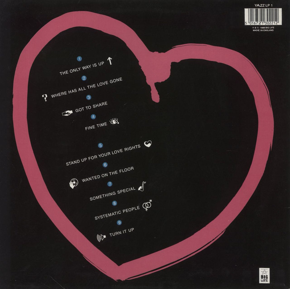 Yazz Wanted UK vinyl LP album (LP record) 5016721302212