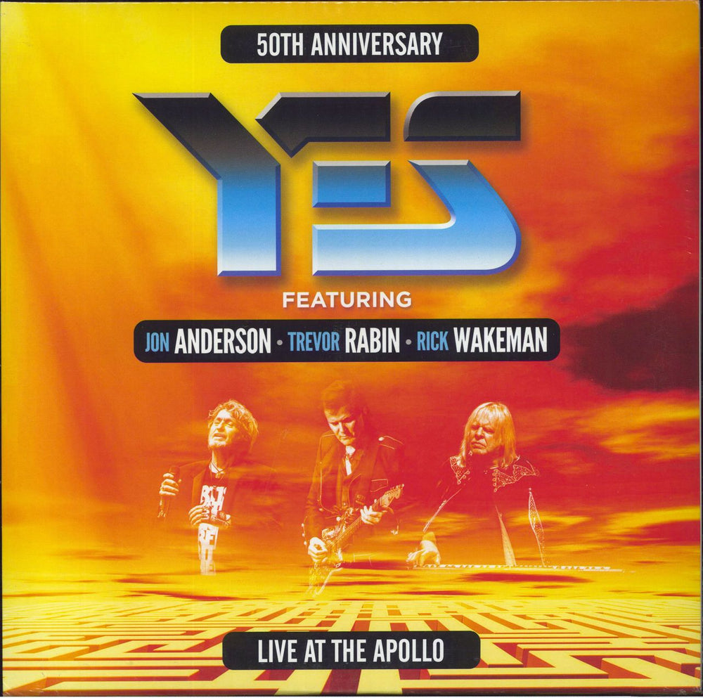 Yes 50th Anniversary Live At The Apollo UK 3-LP vinyl record set (Triple LP Album) ER204181