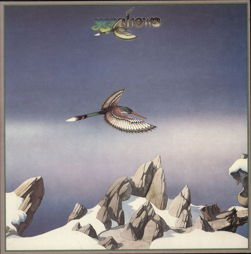 Yes Yesshows UK 2-LP vinyl record set (Double LP Album) K60142